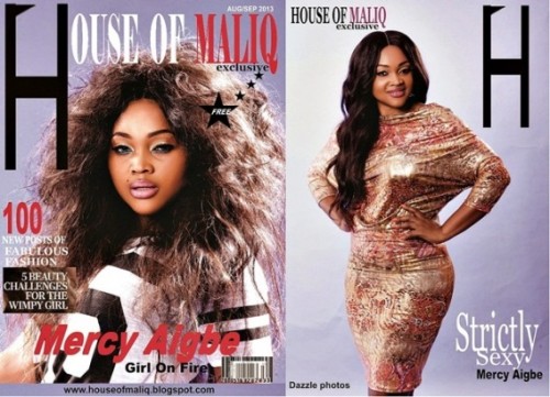 mercy aigbe, house of maliq, mercy aigbe's magazine cover, Nigerian actress mercy aigbe, babyoku, Baby oky